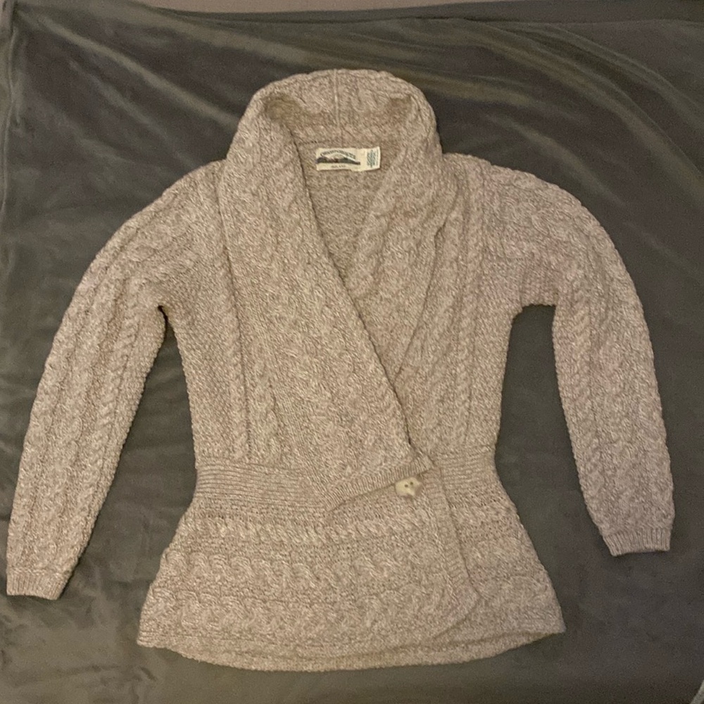 Cardigan Wrap with Peplum